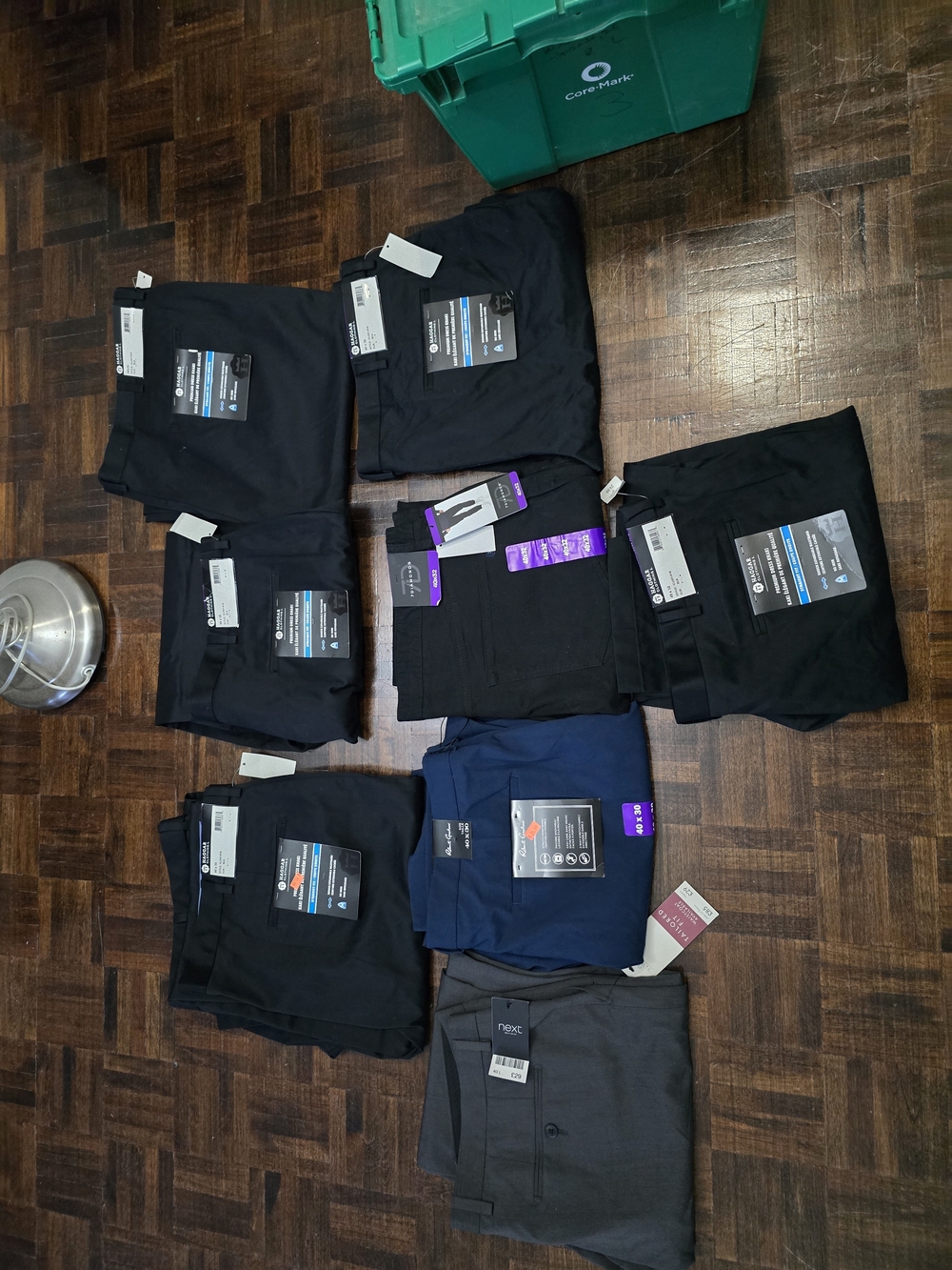 Mens Dress Pants Bundles Of 9 Pcs. W 40